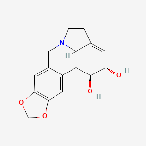 (17S,18S)-5,7-dioxa-12-azapentacyclo[10.6.1.02,10.04,8.015,19]nonadeca-2,4(8),9,15-tetraene-17,18-diol