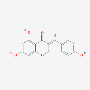 5-Hydroxy-7-methoxy-3-(4-hydroxybenzylidene)chroman-4-one