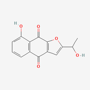 8-Hydroxy-2-(1'-hydroxyethyl)naphtho-[2,3-b]-furan-4,9-dione