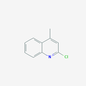 molecular formula C10H8ClN B123181 2-氯-4-甲基喹啉 CAS No. 634-47-9