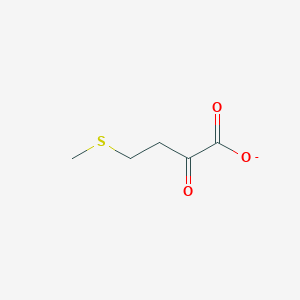 molecular formula C5H7O3S- B1231810 4-Methylthio-2-oxobutanoate 