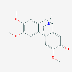 molecular formula C20H23NO4 B12318164 O-Methylpallidine CAS No. 7238-56-4