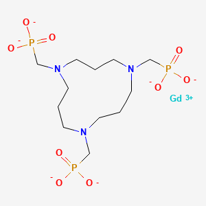 Gadolinium 1,5,9-triazacyclododecane-N,N',N''-tris(methylenephosphonic acid)