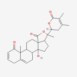 molecular formula C28H34O6 B12318258 Withaphysalin A 