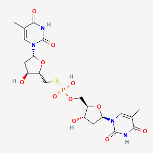 Thymidylyl(3'-5')-5'-thio-5'-deoxythymidine