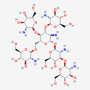 molecular formula C36H68N6O25 B1231835 Chitohexaose CAS No. 6734-92-5