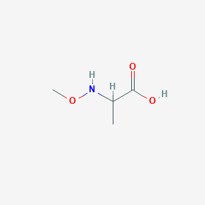 molecular formula C4H9NO3 B12318362 L-Alanine, N-methoxy-(9CI) 