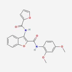 N-(2,4-dimethoxyphenyl)-3-(2-furoylamino)-1-benzofuran-2-carboxamide