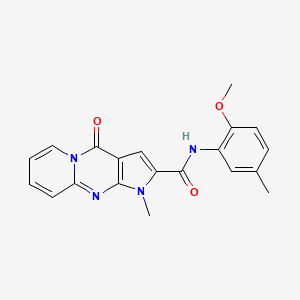 N-(2-methoxy-5-methylphenyl)-1-methyl-4-oxo-1,4-dihydropyrido[1,2-a]pyrrolo[2,3-d]pyrimidine-2-carboxamide