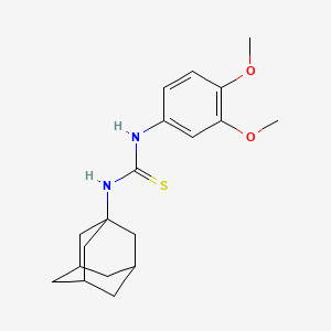 1-(1-Adamantyl)-3-(3,4-dimethoxyphenyl)thiourea