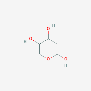 molecular formula C5H10O4 B12318635 Oxane-2,4,5-triol 