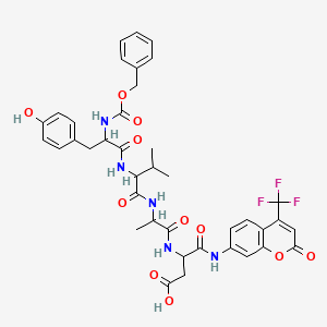 molecular formula C39H40F3N5O11 B12318658 Z-Yvad-afc 