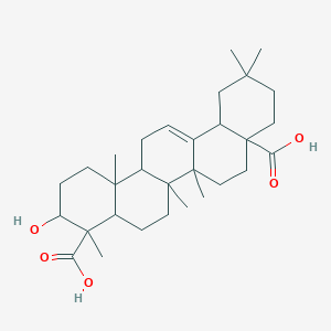 molecular formula C30H46O5 B12318661 3-Hydroxy-12-oleanene-23,28-dioic acid 