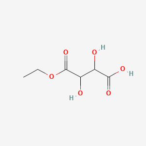 molecular formula C6H10O6 B12318756 4-Ethoxy-2,3-dihydroxy-4-oxobutanoic acid 