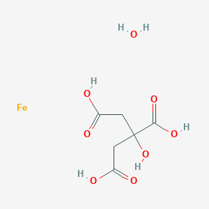 molecular formula C6H10FeO8 B12318947 Iron(III) citrate N-hydrate CAS No. 1379662-88-0