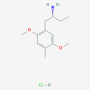 molecular formula C13H22ClNO2 B1231899 Dimoxamine hydrochloride CAS No. 52663-86-2
