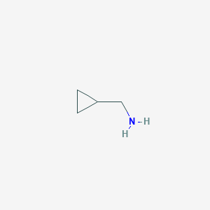 molecular formula C4H9N B123190 (Aminomethyl)cyclopropane CAS No. 2516-47-4