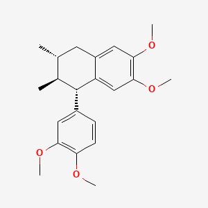 molecular formula C22H28O4 B1231902 Galbulin CAS No. 521-54-0