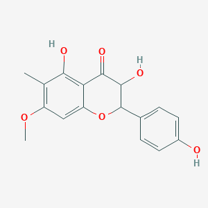 molecular formula C17H16O6 B12319102 6-Methyl-7-O-methylaromadendrin 