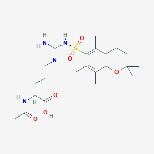 molecular formula C22H34N4O6S B12319103 Ac-DL-Arg(Pmc)(Pmc)-OH 