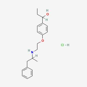 molecular formula C20H28ClNO2 B1231912 Fenalcomine hydrochloride CAS No. 34535-83-6