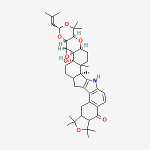 molecular formula C42H55NO7 B1231915 Lolitrem B 