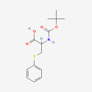 molecular formula C14H19NO4S B12319202 Boc-(S)-phenyl-L-Cys 