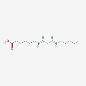 molecular formula C16H28O2 B12319344 7,10-Hexadecadienoic acid 