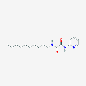 molecular formula C17H27N3O2 B1231936 N-decyl-N'-(2-pyridinyl)oxamide 