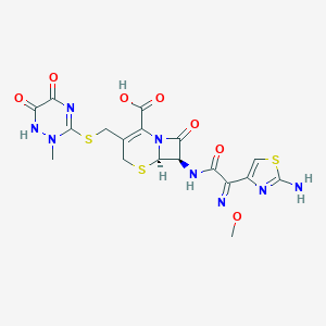 molecular formula C18H18N8O7S3 B123194 (E)-头孢曲松 CAS No. 92143-31-2