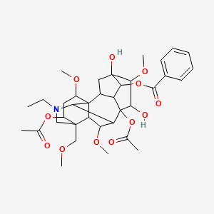 molecular formula C36H49NO12 B1231942 Flaconitine 