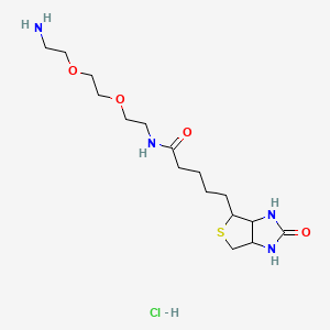 molecular formula C16H31ClN4O4S B12319491 Biotin-dooa hcl 