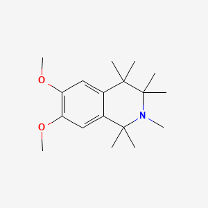 1,2,3,4-Tetrahydro-1,1,2,3,3,4,4-heptamethyl-6,7-dimethoxyisoquinoline