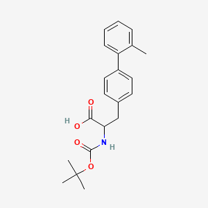 molecular formula C21H25NO4 B12319569 Boc-4-(2-methylphenyl)-DL-phenylalanine 