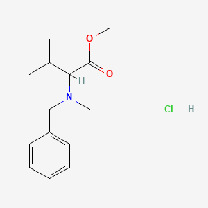 molecular formula C14H22ClNO2 B12319638 Bzl,ME-L-val-ome hcl 