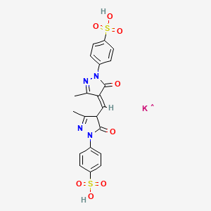 molecular formula C21H18KN4O8S2 B12319760 CID 167994225 