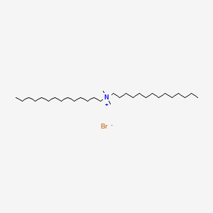 molecular formula C30H64BrN B1232006 二甲基二十四烷基溴化铵 CAS No. 68105-02-2