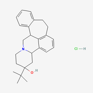 molecular formula C25H32ClNO B12320171 (-)-Butaclamol hcl 