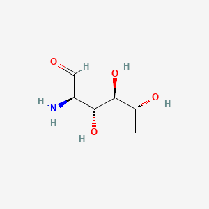 molecular formula C6H13NO4 B1232022 2-Fucosamine CAS No. 6931-59-5