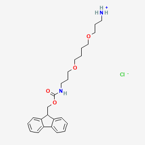 molecular formula C25H35ClN2O4 B12320223 Fmoc-doda hcl 