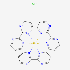 molecular formula C24H18ClN12Ru+ B12320301 [Ru(bpm)3][Cl]2 