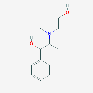 molecular formula C12H19NO2 B12320354 N-(2-Hydroxyethyl) Pseudoephedrine CAS No. 91688-17-4