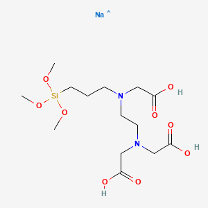 molecular formula C14H28N2NaO9Si B12320438 CID 166600369 