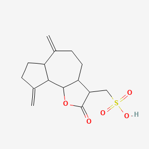 molecular formula C15H20O5S B12320459 11-epi-Sulfocostunolide A 