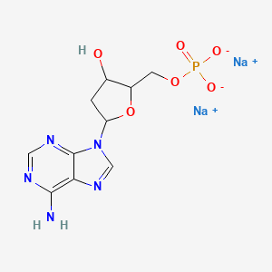molecular formula C10H12N5Na2O6P B12320535 2'-Deoxyadenosine 5'-monophosphate sodium salt CAS No. 54509-79-4