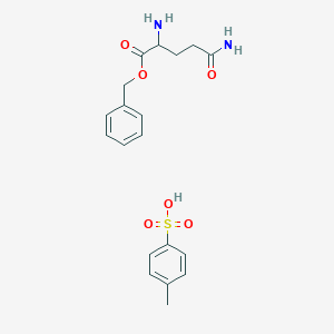 molecular formula C19H24N2O6S B12320568 Benzyl l-glutaminate 4-methylbenzenesulfonate 