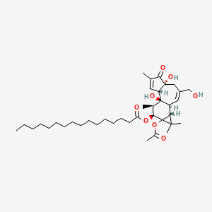 molecular formula C38H60O8 B1232064 12-O-Hexadecanoylphorbol-13-acetate CAS No. 20839-12-7