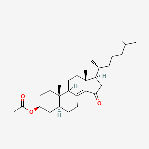 molecular formula C29H46O3 B1232073 Acetoxycholestenone CAS No. 34495-42-6