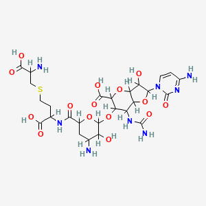 molecular formula C26H38N8O15S B1232079 Ezomycin A1 CAS No. 39422-19-0