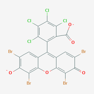 2',4',5',7'-Tetrabromo-2,3,4,5-tetrachlorofluorescein(2-)